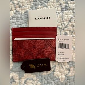 **SOLD**Coach card case. New. Never used
